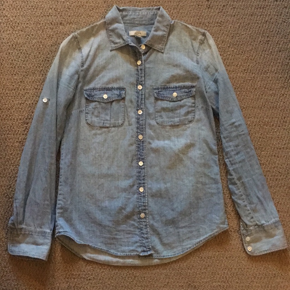 Button down chambray shirt